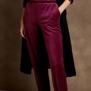 NWT Banana Republic VELOUR JOGGER